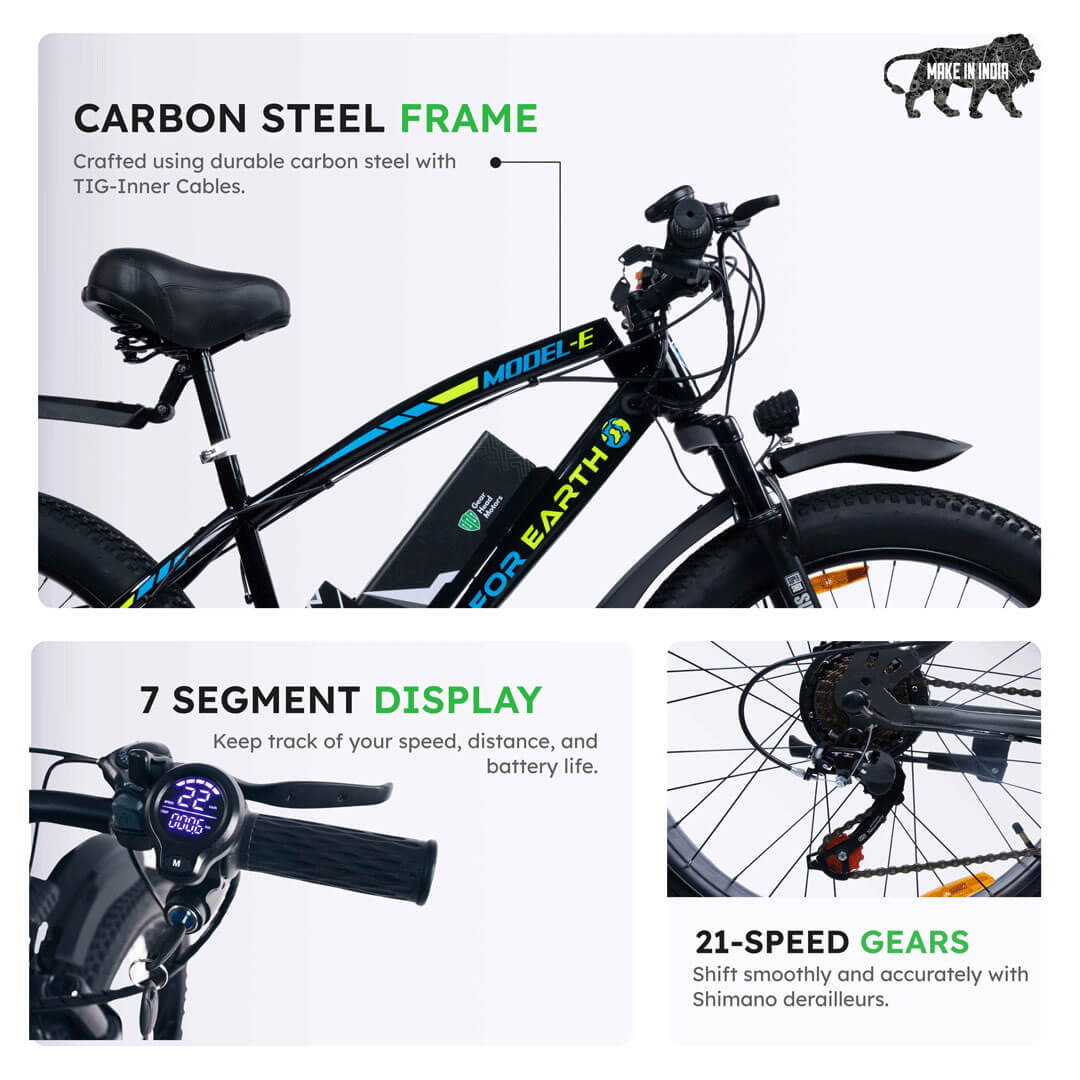 Gear Head Motors Best Electric Cycle in India GHM Ebikes