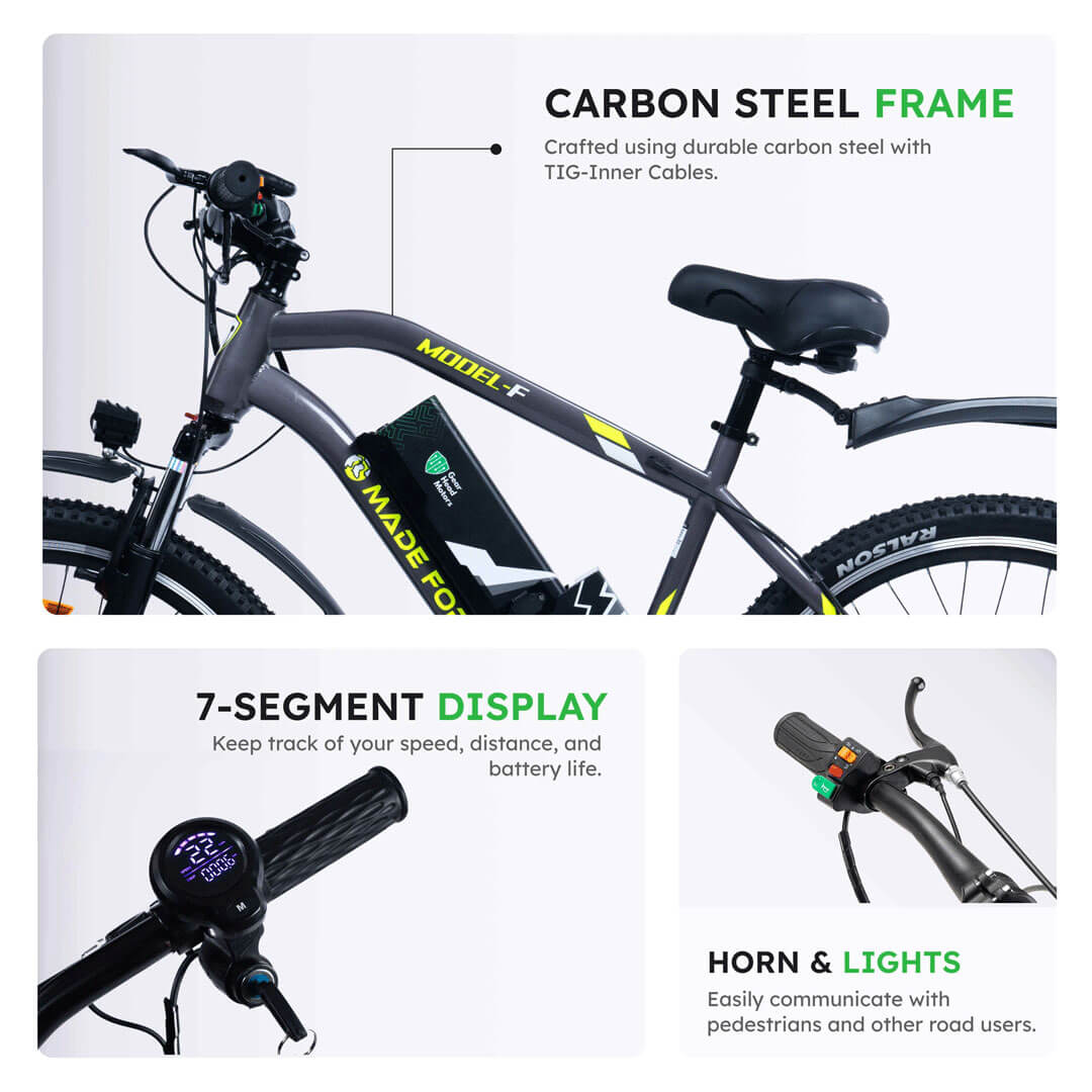 Gear Head Motors Best Electric Cycle in India GHM Ebikes