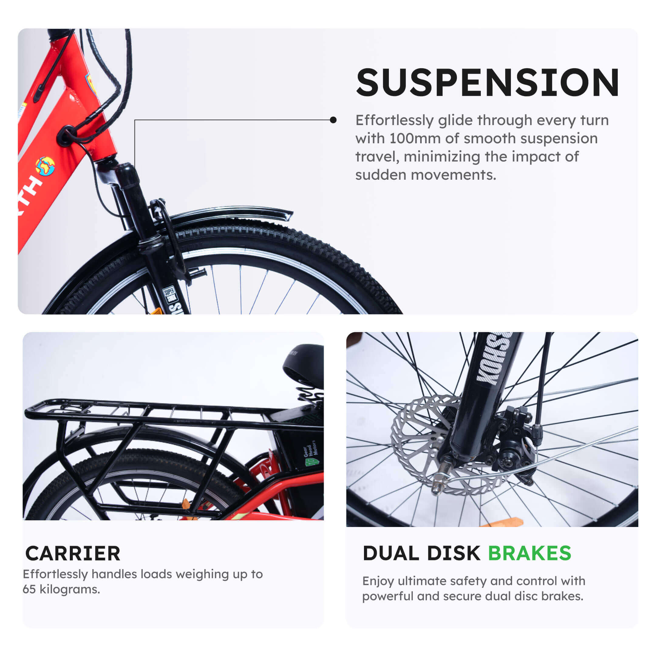 Gear Head Motors Best Electric Cycle in India GHM Ebikes